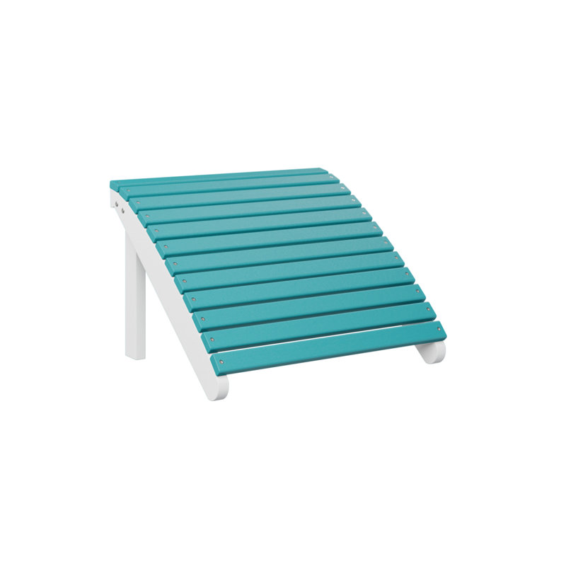Berlin Gardens Adirondack Footstool, Aruba Blue