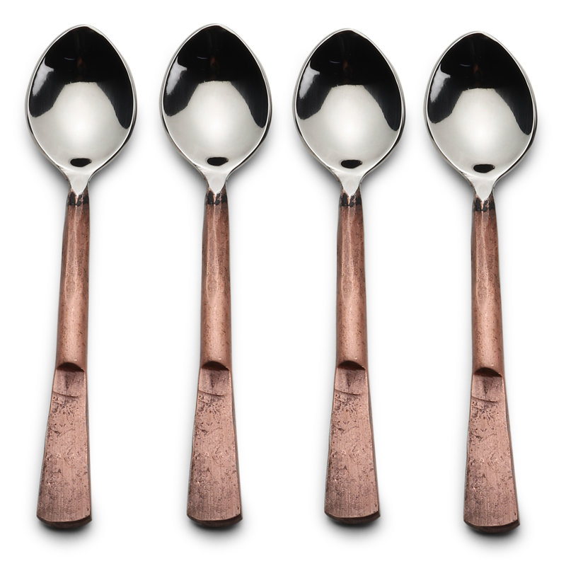 Cuillère à café demi-teinte semi-liquide 4 pièces Semiye Celia Ensemble
