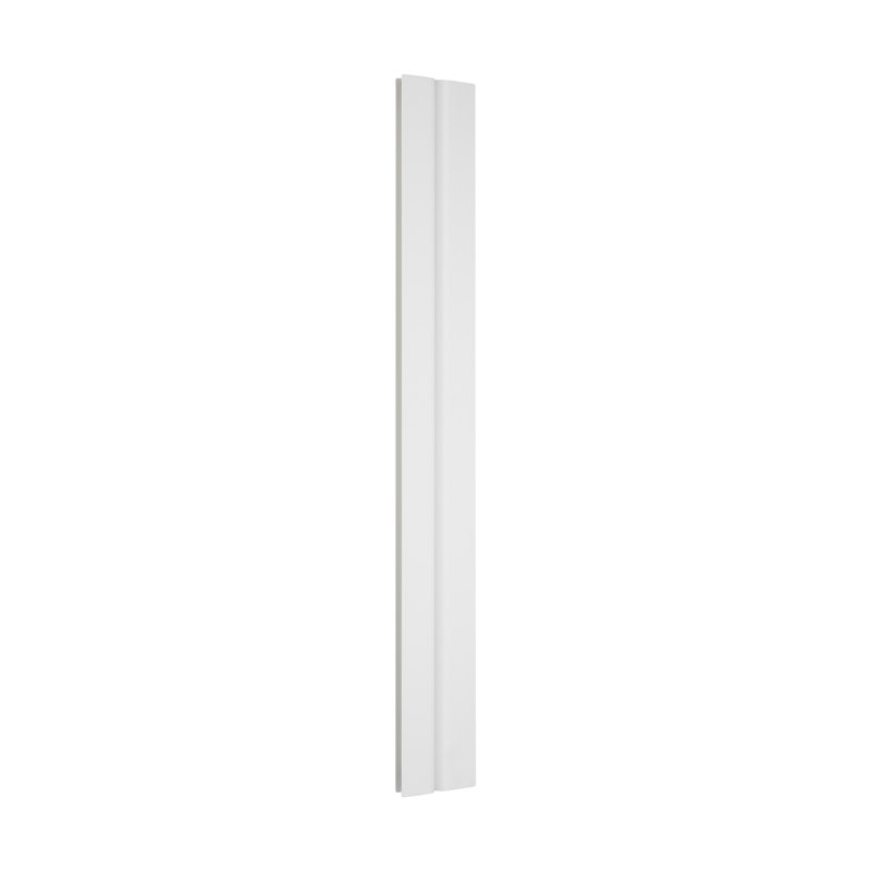 Cloak 1 - Light LED Vanity Light, 36" H x 5" W x 1.3" D, Matte White, Aluminum