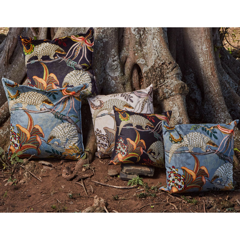 Ardmore Pillow, Black, 16" x 16"