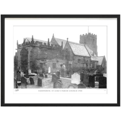 Farnworth, St Luke's Parish Church 1900 by Francis Frith - Single Picture Frame Print