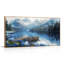 «Mountain Lake», reproduction d'art sur toile encadrée de 1 48 po x 24 po-1175469221