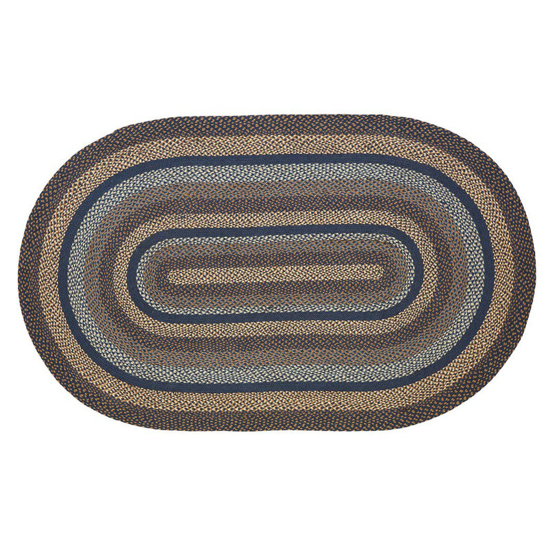 Fredreka Cotton Rug, Oval 5' x 8'