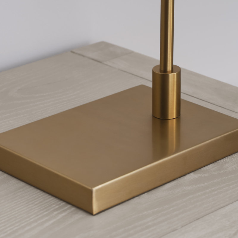 Binx 1-Light Medium Task Table Lamp, Satin Brass