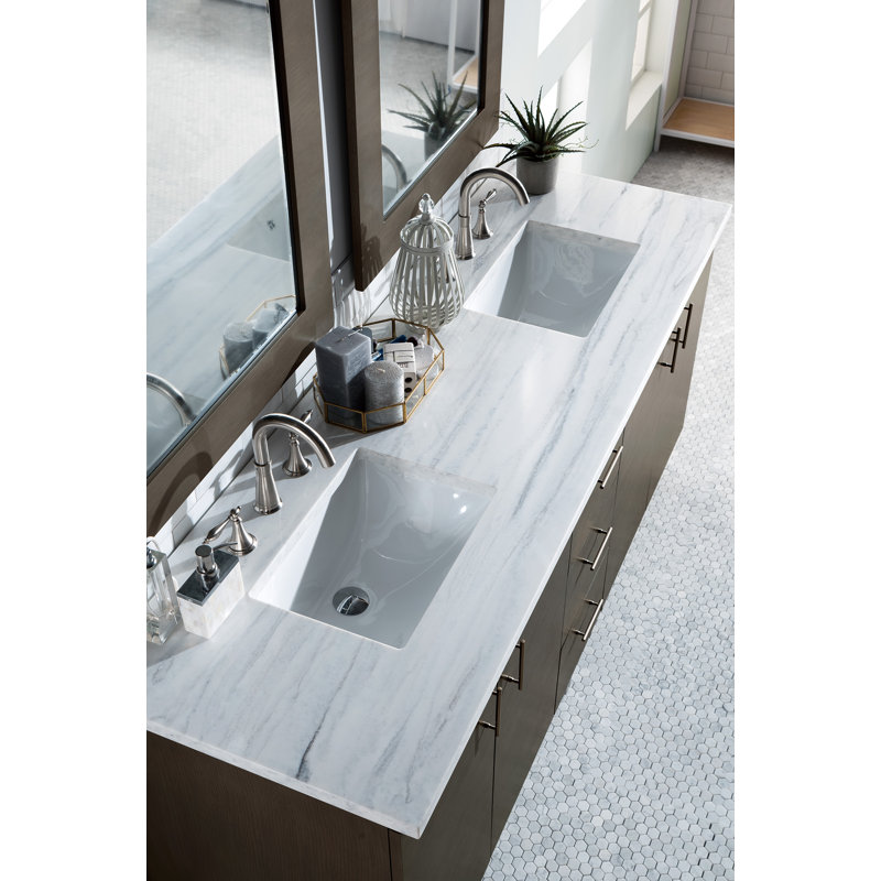 Metropolitan 72'' W Double Vanity, Silver Oak, MCRW8044