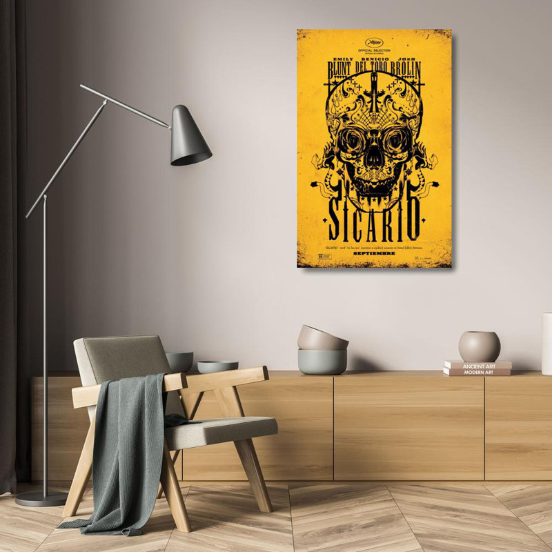 Sicario, H 24 po x l 16 po