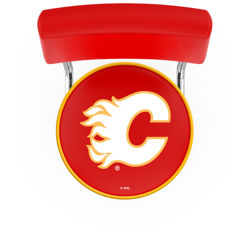 Tabouret tournant 25 "avec coussin NHL, Calgary Flames