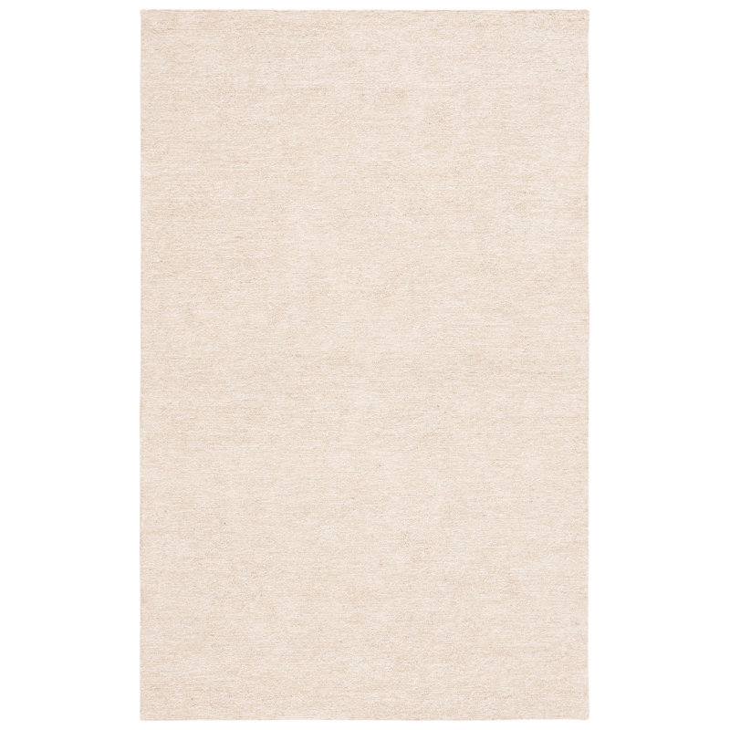 Tapis en jute de coton couleur unie Nefretiri, Rectangle 6 pi x 9 pi