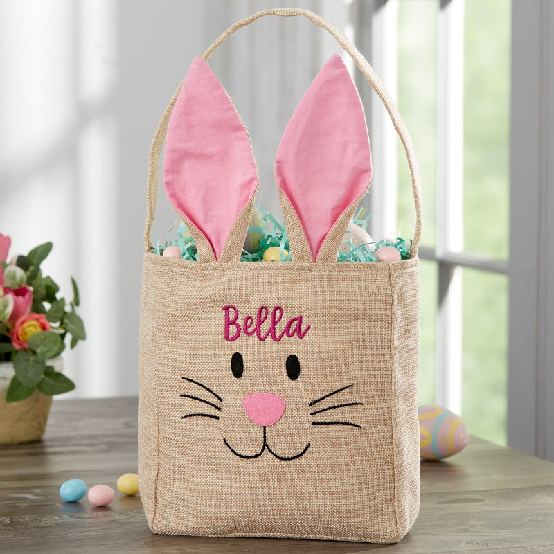 Bacs et bacs personnalisés en tissu Bunny Face