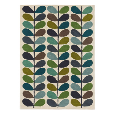 Hand Tufted Wool Floral Area Rug