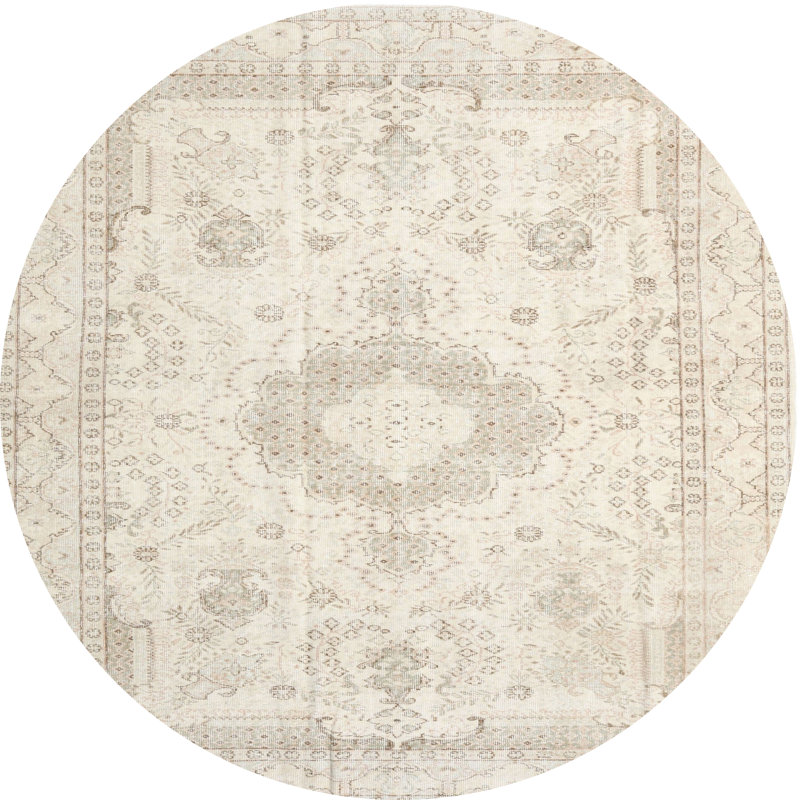 Femi Oriental Indoor Rug, Round 3'