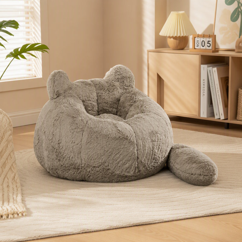 Fauteuil à billes simple, Taupe