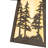 7" Wide Tall Pines Wall Sconce