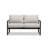 Obaida 57'' Wide Powder Coated Aluminum Loveseat with Cushions-88608605-88608601
