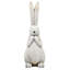 Lapin en magnésium texturé blanc avec détails dorés subtils-197166771
