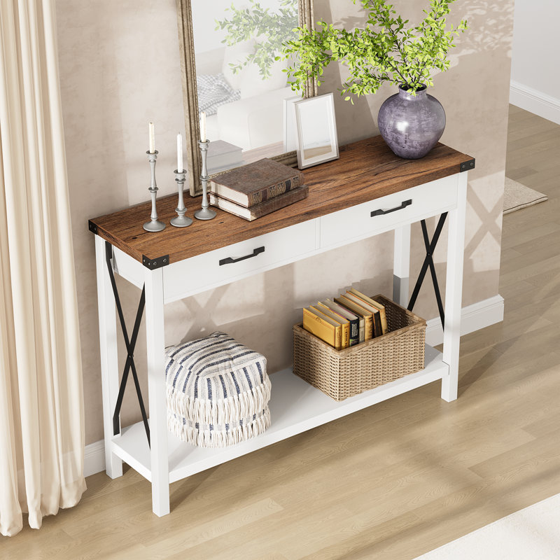 Console avec tiroirs Farmhouse