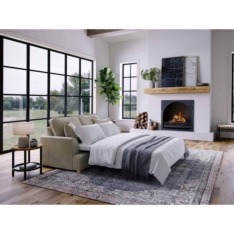 Chadwic 2 Seater Sofa Bed, Brown