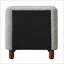 Table de chevet 2 tiroirs Grey Boucle