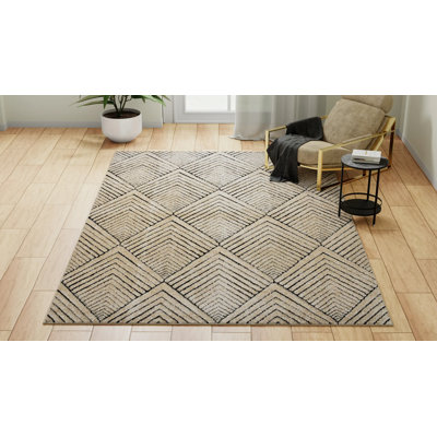 Neace Contemporary Sandstone Cliff Area Rug
