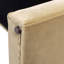 Banc rembourré en velours Jaquane