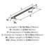 Poignée d'armoire bronze industriel 10-1 / 16 po (256 mm) Bronx-108897889-82617074