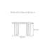Retro Minimalist Practical Console Table-828832442