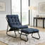 Chaise longue d'extérieur avec repose-pieds pour patio-1059692065