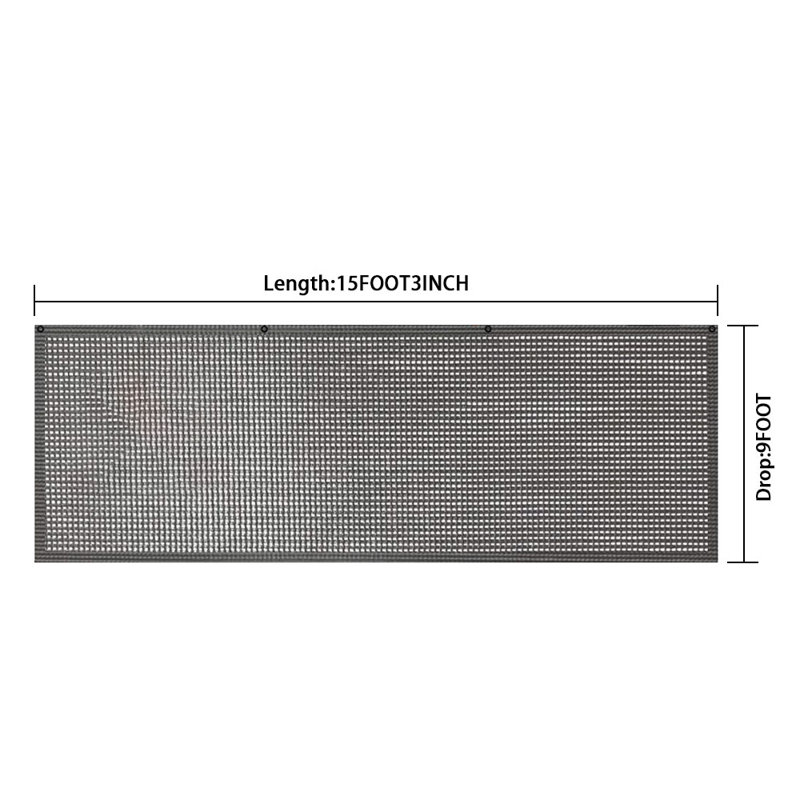 Pare-soleil pour auvent pour écran de camping Findmall, H 17,34 po x l 13,79 po x P 7,09 po