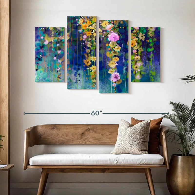Harnek Hanging Floral Abstract