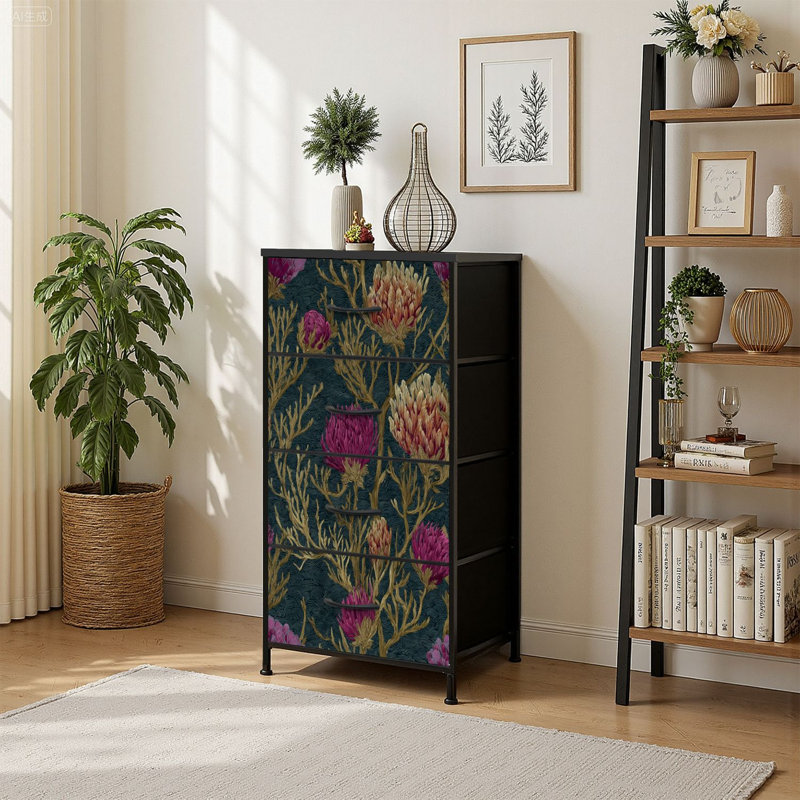 Commode de rangement verticale 4 tiroirs