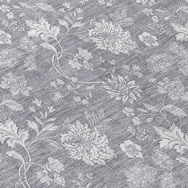 Myqueal Washable Floral Indoor / Outdoor Rug, Rectangle 9' x 12'