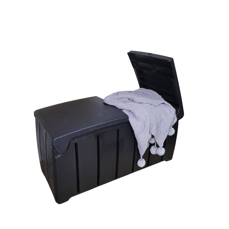 Samuel Alexander 115cm W Plastic Deck Box in Black