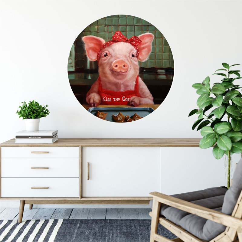 Décalcomanie murale little porc