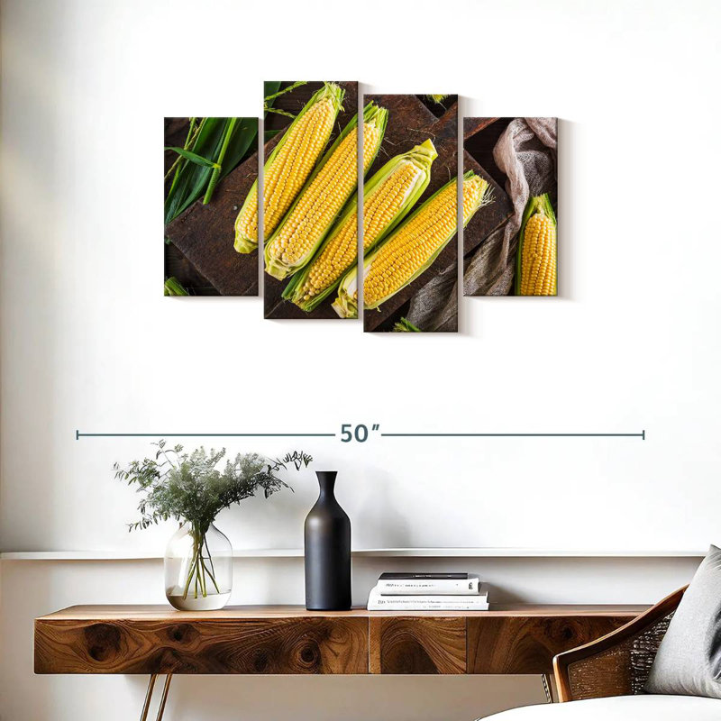 Harnek Corn Cobs, 22" H x 36" W