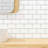 6.1 in. W x 12 in. L Peel and Stick Subway Tile-88281313