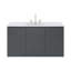 48" Wall-Mount Bathroom Vanity In Grey White-888096321-888096323