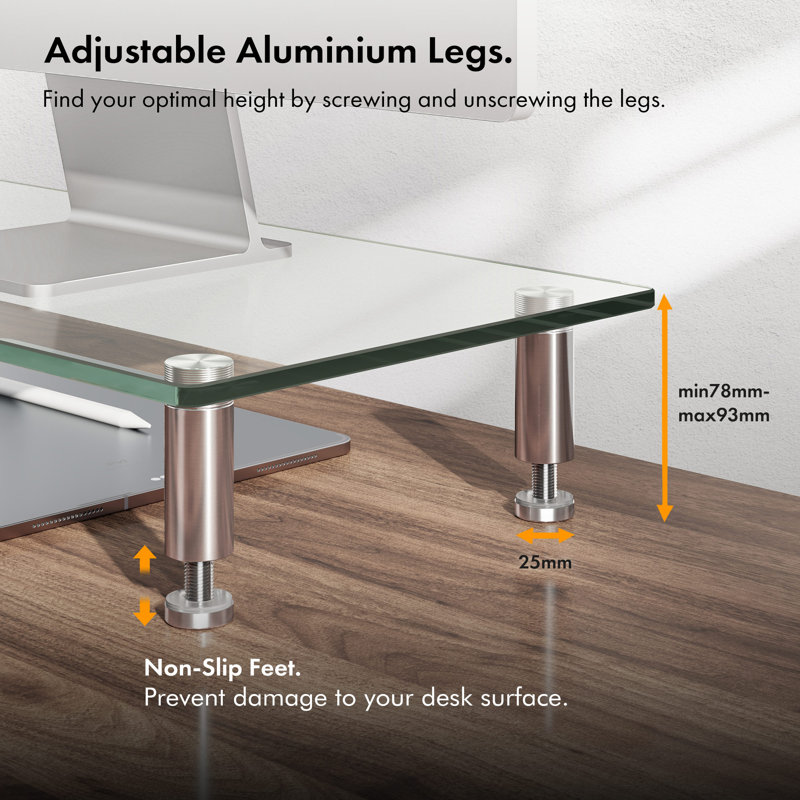 Glass Monitor Stand