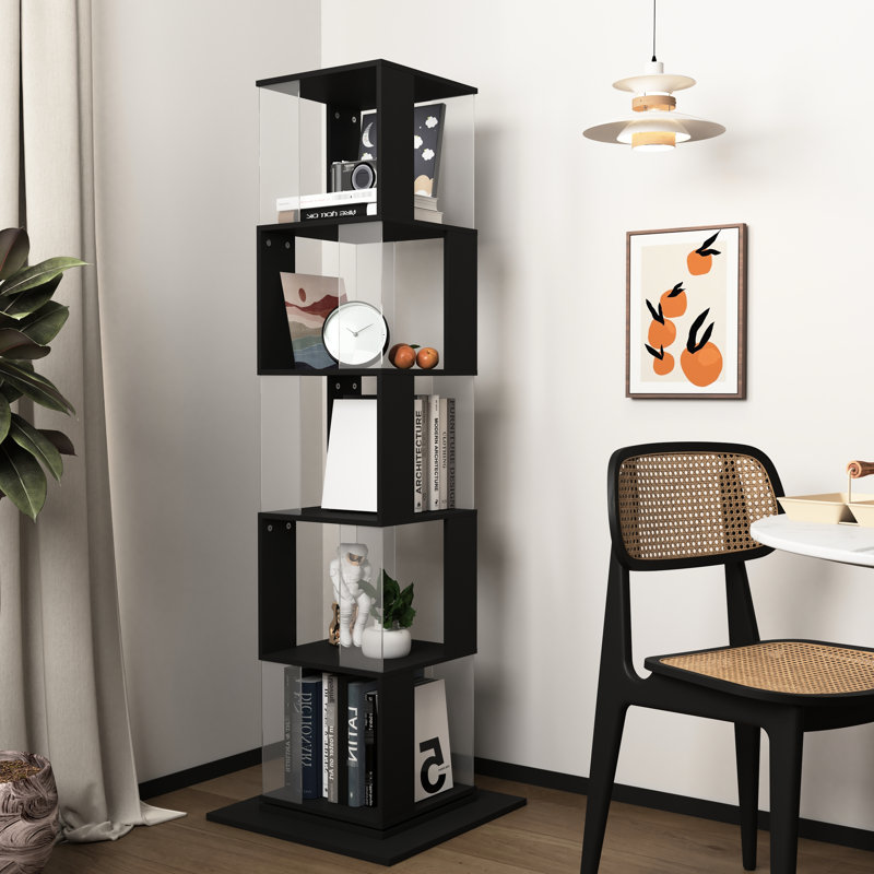 Bibliothèque Creative Creative, (5 Shelves) 61.18"H x 19.12"W, Black