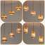 3 - Light Stainless Steel Caged Pendant