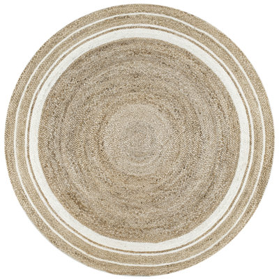 Ankita Bordered Jute Area Rug