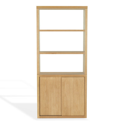 Harto Elanna Wood 4 Shelf Bookcase
