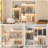  62-96 Inch Hanging Closet System With Hanging Rod (Can Be Cut to Fit)-1918371395