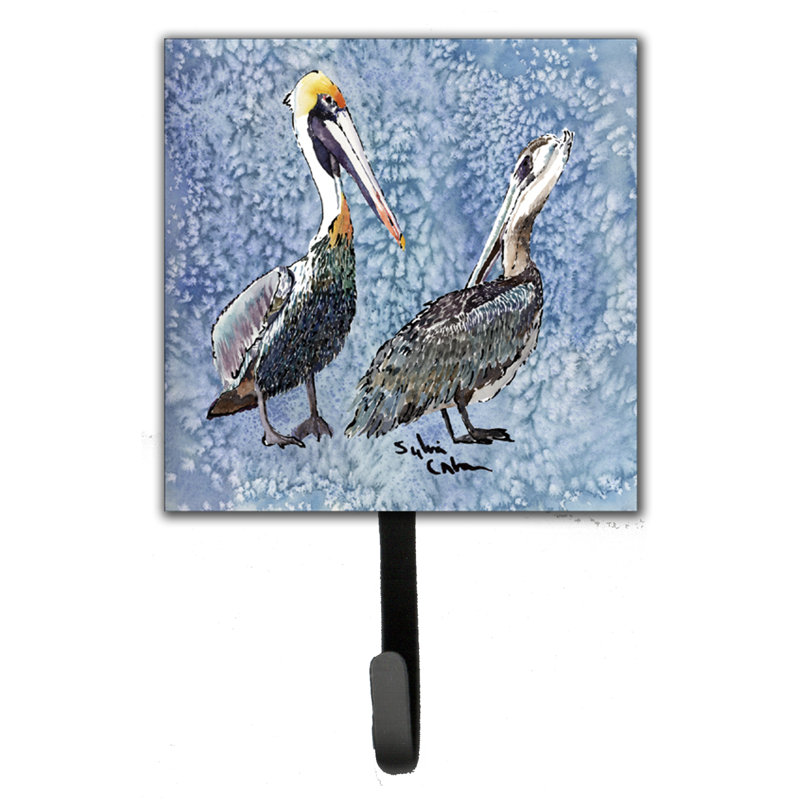 Porte-laisse d’oiseau et crochet mural pelican