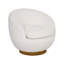 Chaise pivotante en sherpa Shearling