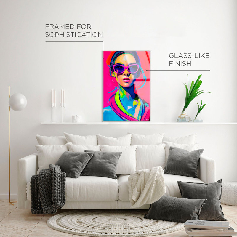 Neo Elegance Framed Acrylic Art by Oliver Gal, 16" H x 11" W