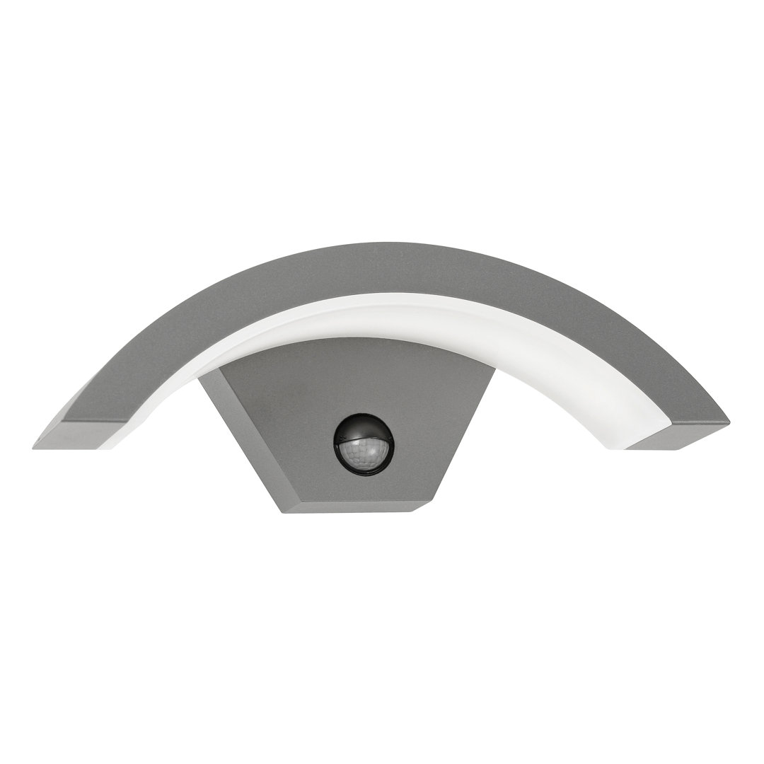 Forde 10cm H Integrated LED Outdoor Armed Sconce