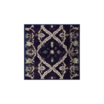 Machine Washable Purple Area Rug