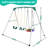 9.5' Heavy Duty Metal Swing Set