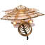 Pointe d'arbre de Noël en forme d'ange