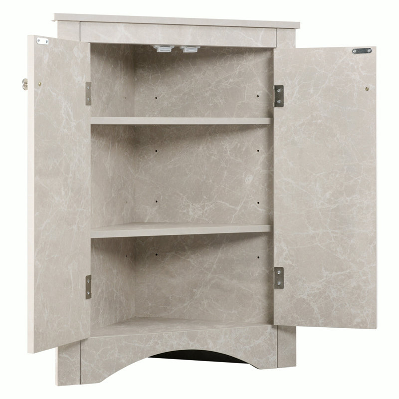 Armoire de rangement pour salle de bain Bathrrom , Marbre blanc